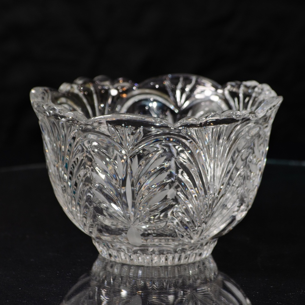Mikasa Lead Crystal Vintage Candy Nut Dish